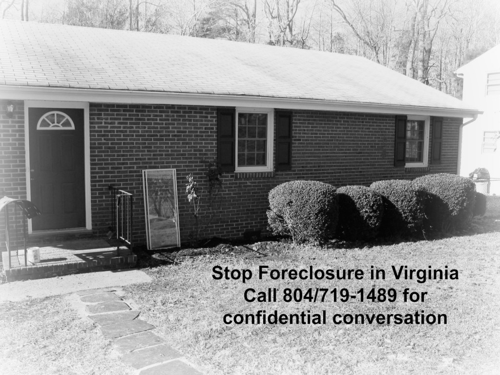 Stop Foreclosure in Virginia